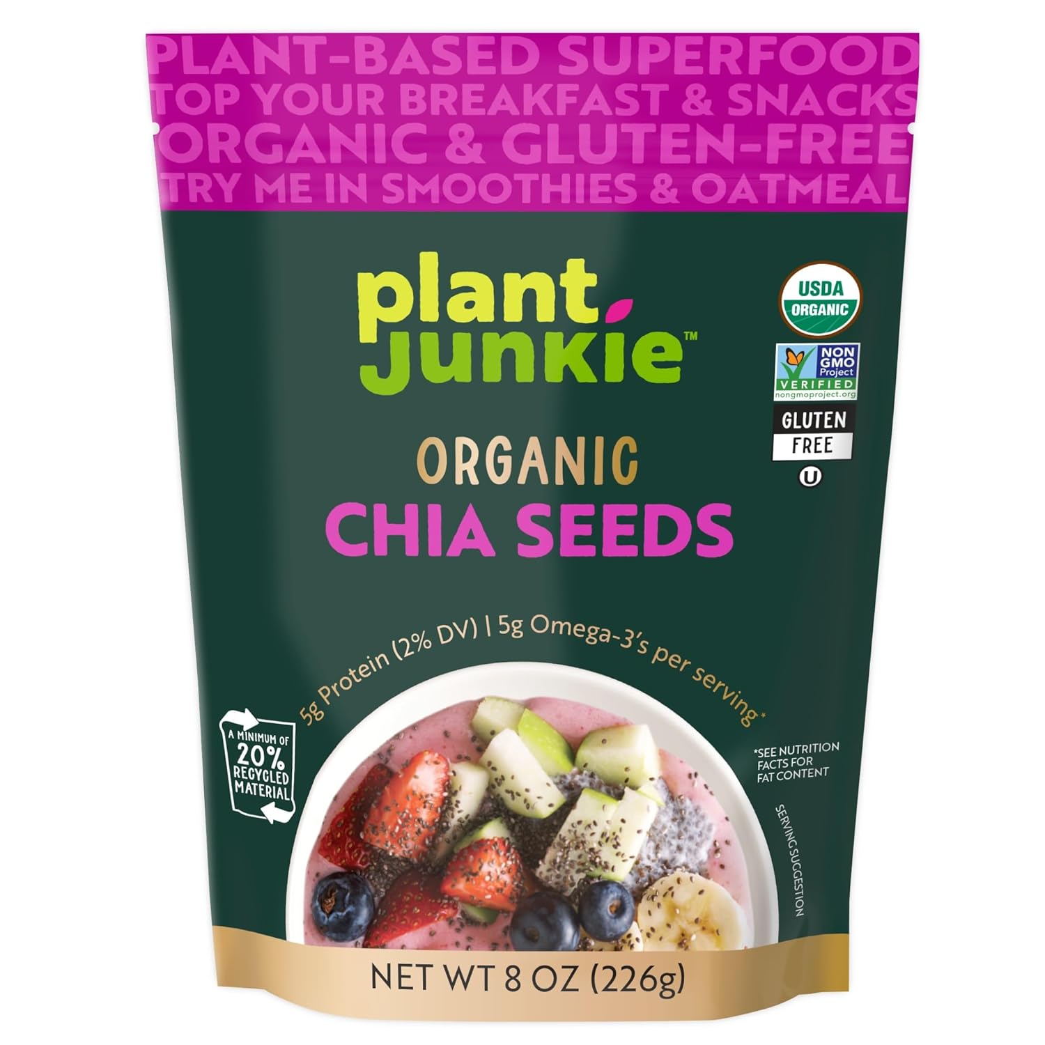 Plant-Junkie-Organic-Chia-Seeds,-8oz,-USDA-Organic,-Non-GMO,-Gluten-Free,-Kosher,-DV-Fiber,-1833