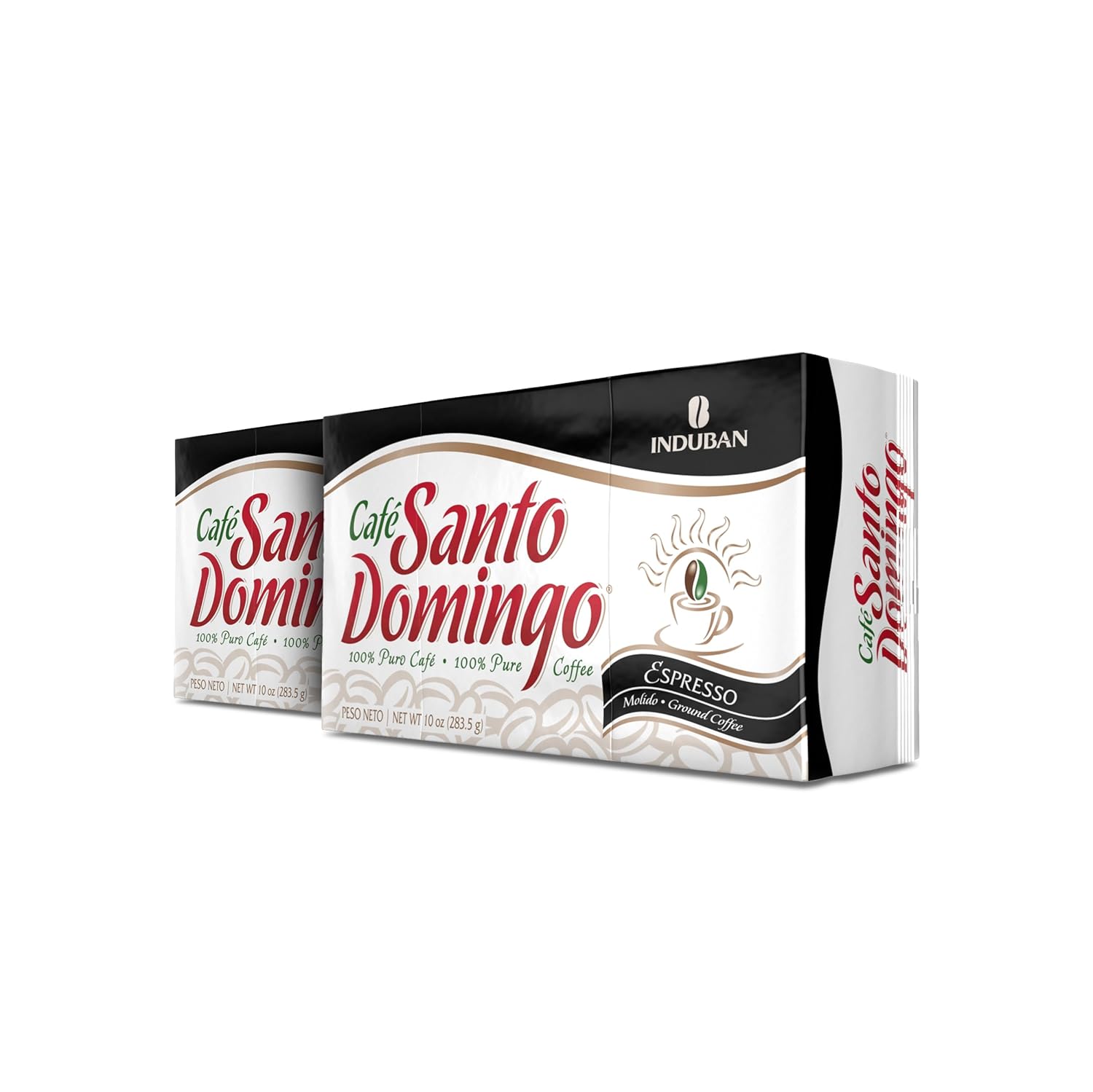 Café-Santo-Domingo-Espresso,-10-oz-Vacuum-Bag,-Ground-Coffee,-Dark-Roast---798