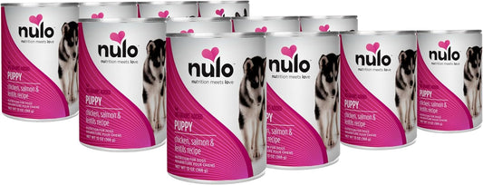 Nulo-Grain-Free-Chicken,-Salmon,-&-Lentils-Recipe-Wet-Canned-Dog-Food-for-Puppies,-1338