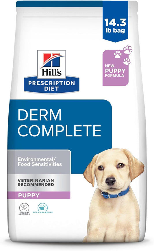 Hill's-Prescription-Diet-Derm-Complete-Puppy-Environmental/Food-Sensitivities-Rice-&-Egg-Recipe-Dry-605