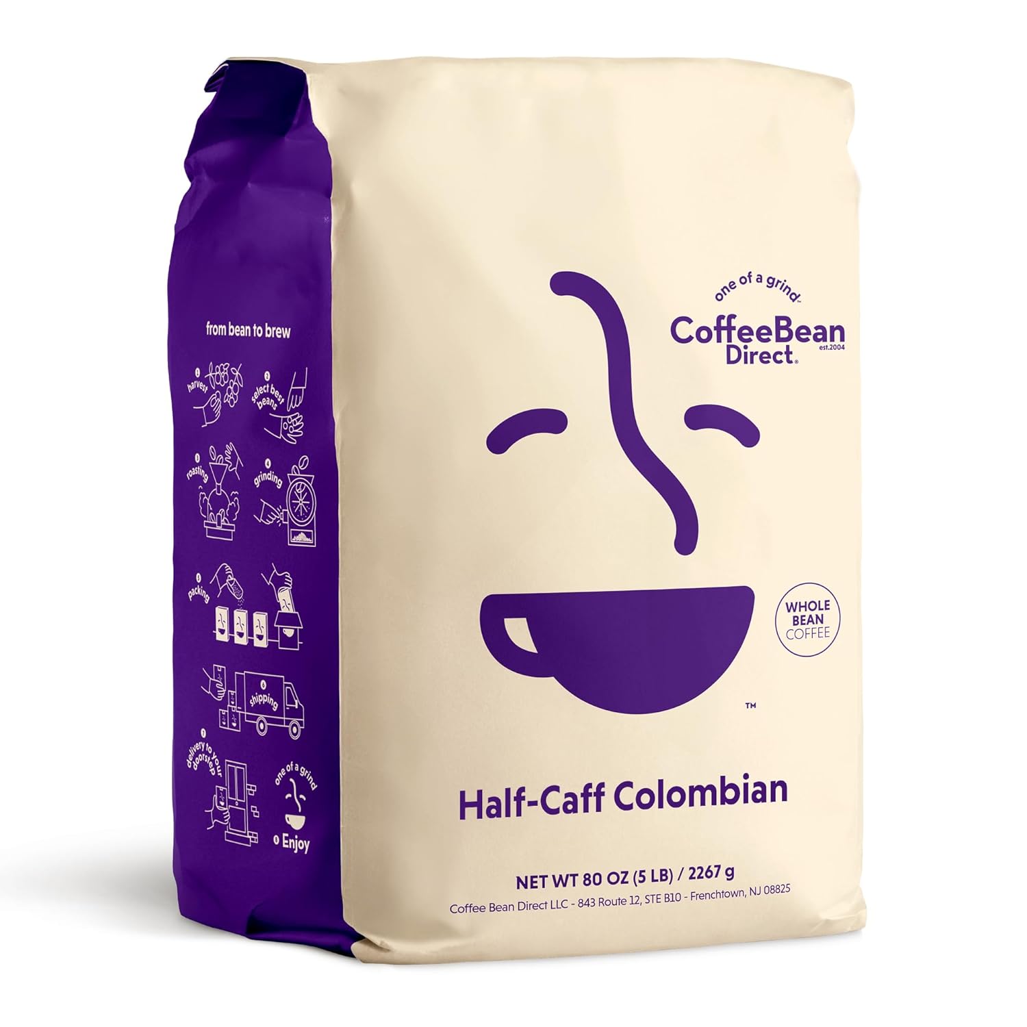 Coffee-Bean-Direct-Half-Caff-Colombian,-Whole-Bean-Coffee,-Arabica-Coffee,-Light-Roast,-5-1223