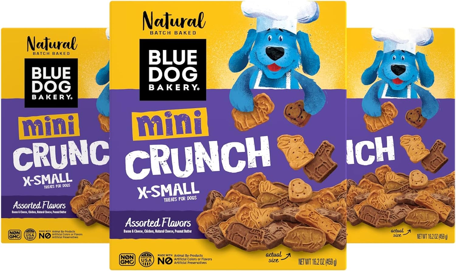 Natural-Dog-Treats,-Mini-Crunch,-Assorted-Flavors,-16.2oz,-2945