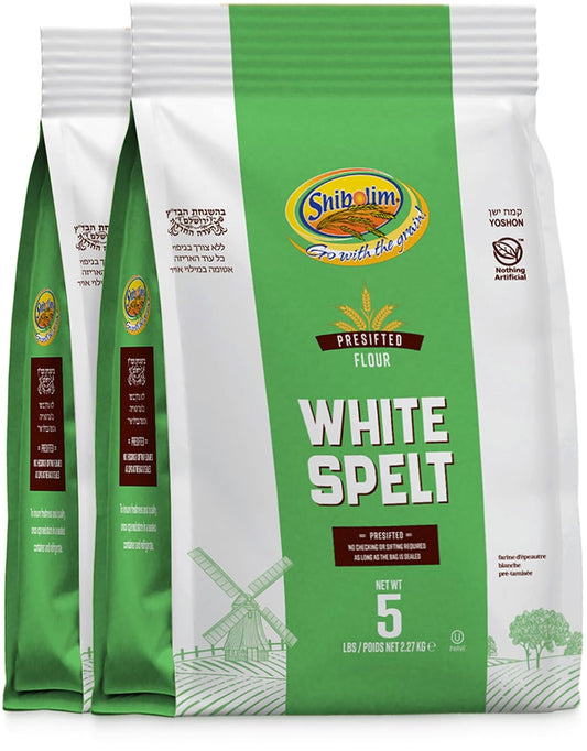 Shibolim-White-Spelt-Flour,-5lb-(2-Pack)-|-Triple-Sifted-|-1-366