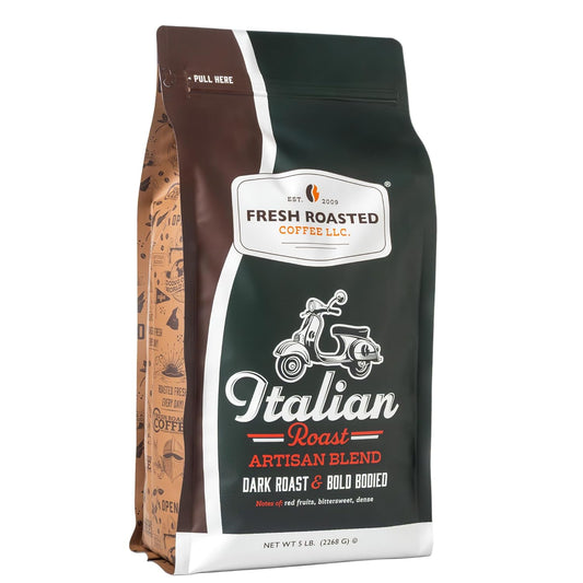 Fresh-Roasted-Coffee,-Italian-Roast,-5-lb-(80-oz),-Dark,-Kosher,-Whole-Bean-2664