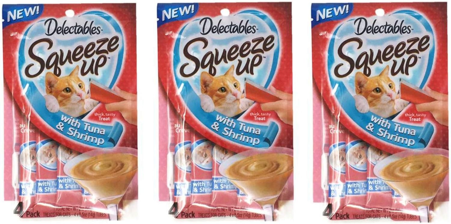 Squeeze-Up-Hartz-Cat-Treats-Bundle-of-3-Pouches,-3