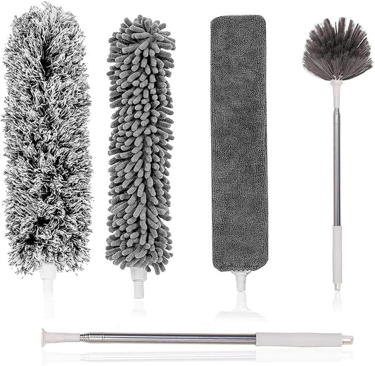 Microfiber-Feather-Duster-5-in-1-Kit,-Long-Handle-Duster-with-Extension-4895