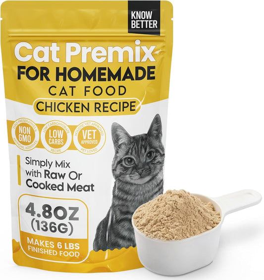 Know-Better-Chicken-Recipe-Premix-for-Raw-Or-Cooked-Cat-Food---Natural-1303