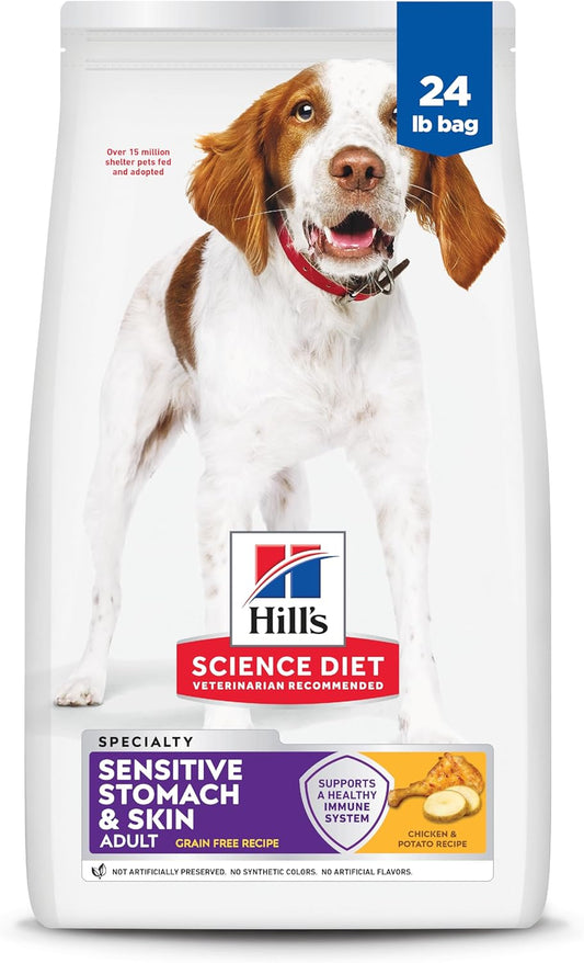 Hill's-Science-Diet-Adult-Sensitive-Stomach-&-Skin-Grain-Free-Dry-Dog-Food,-2049