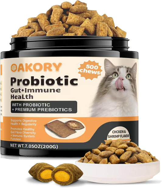 Cat-Probiotics-Tasty-Chews-–500-Chews-Crunchy-&-Creamy-Texture,-with-Fish-Oil-339