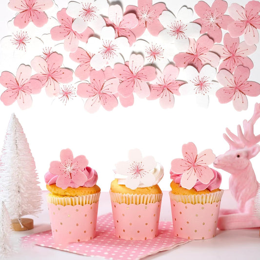 60-Pcs-Edible-Flowers-Cake-Topper-Cupcake-4424