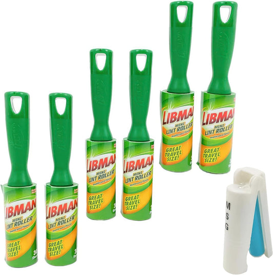 Libman-Mini-Lint-Roller-Set-with-Reusable-Lint-Remover-Brush-869