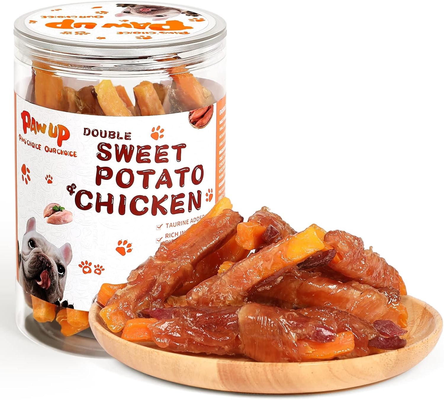Chicken-Wrapped-Sweet-Potato-Dog-Treats?Taurine-Added,-Rich-266