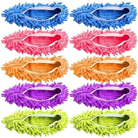 Tamicy-Mop-Slippers-Shoes-5-Pairs-(10-Pieces)---Microfiber-Cleaning-House-Mop-Slippers-Floor-1729