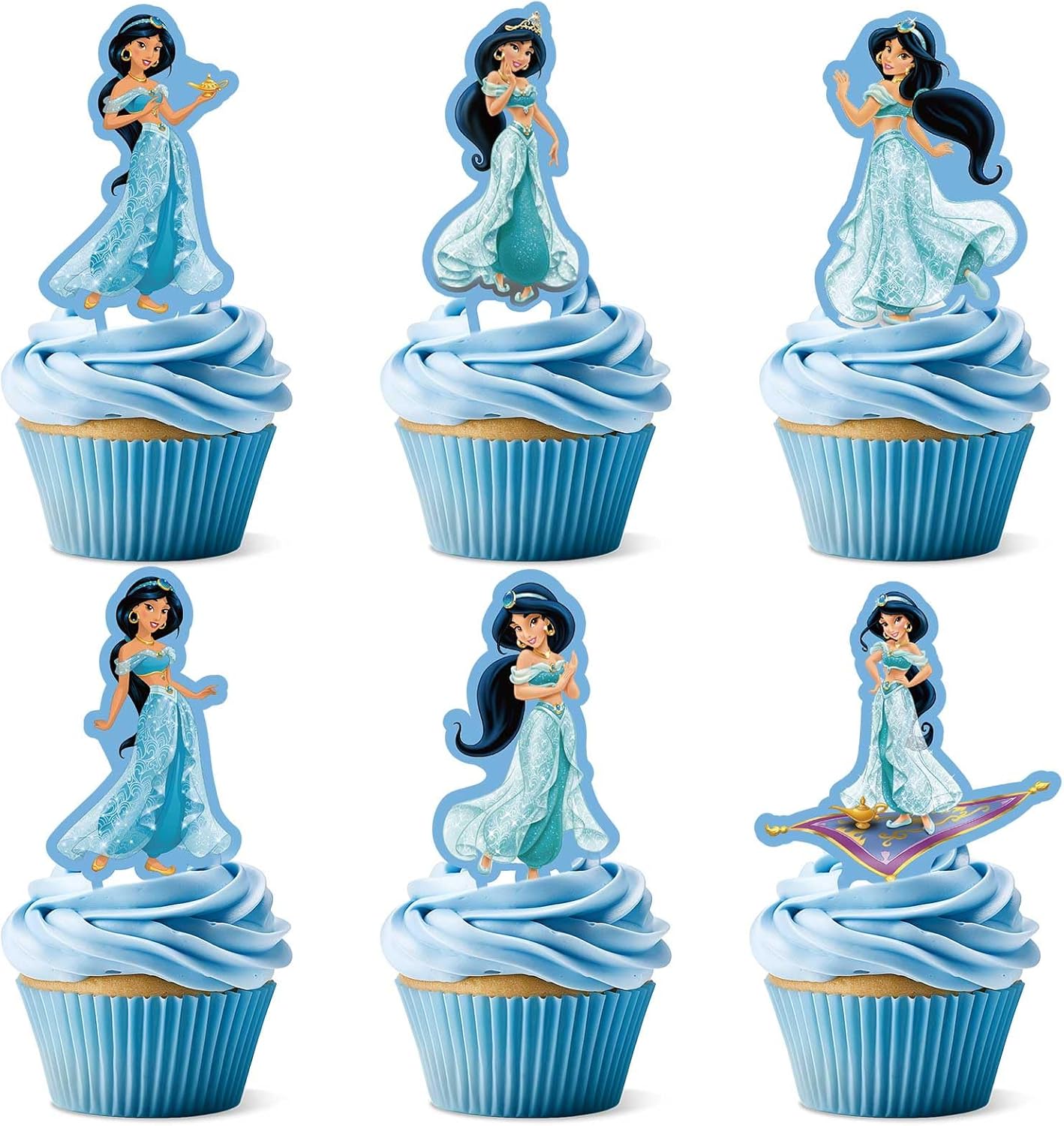 24-Pcs-Jasmine-Cupcake-Toppers--Princess-Themed-3181