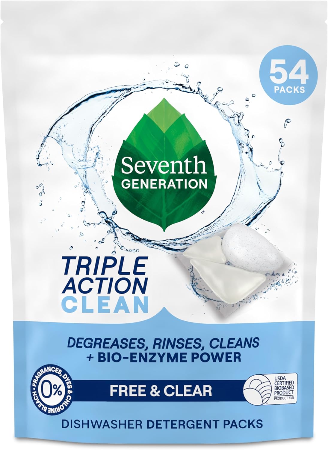 Seventh-Generation-Triple-Chamber-Dishwasher-Packs,-Free-&-Clear,-54-Count---313