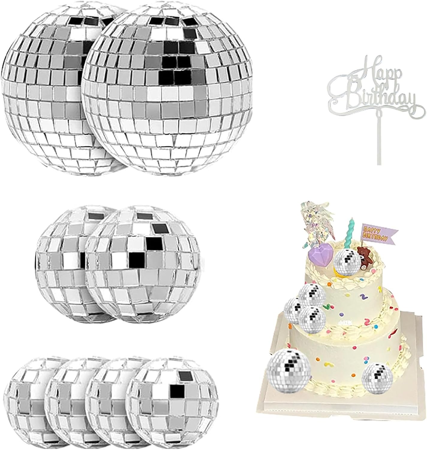 8pcs-Disco-Ball-Cupcake-Toppers-1970s-Disco-453