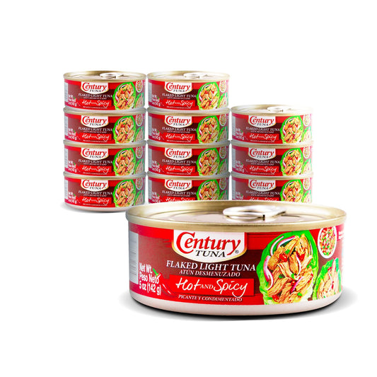 Century-Tuna-Picante-y-picante,-4.9-onzas-(paquete-de-12)-------545