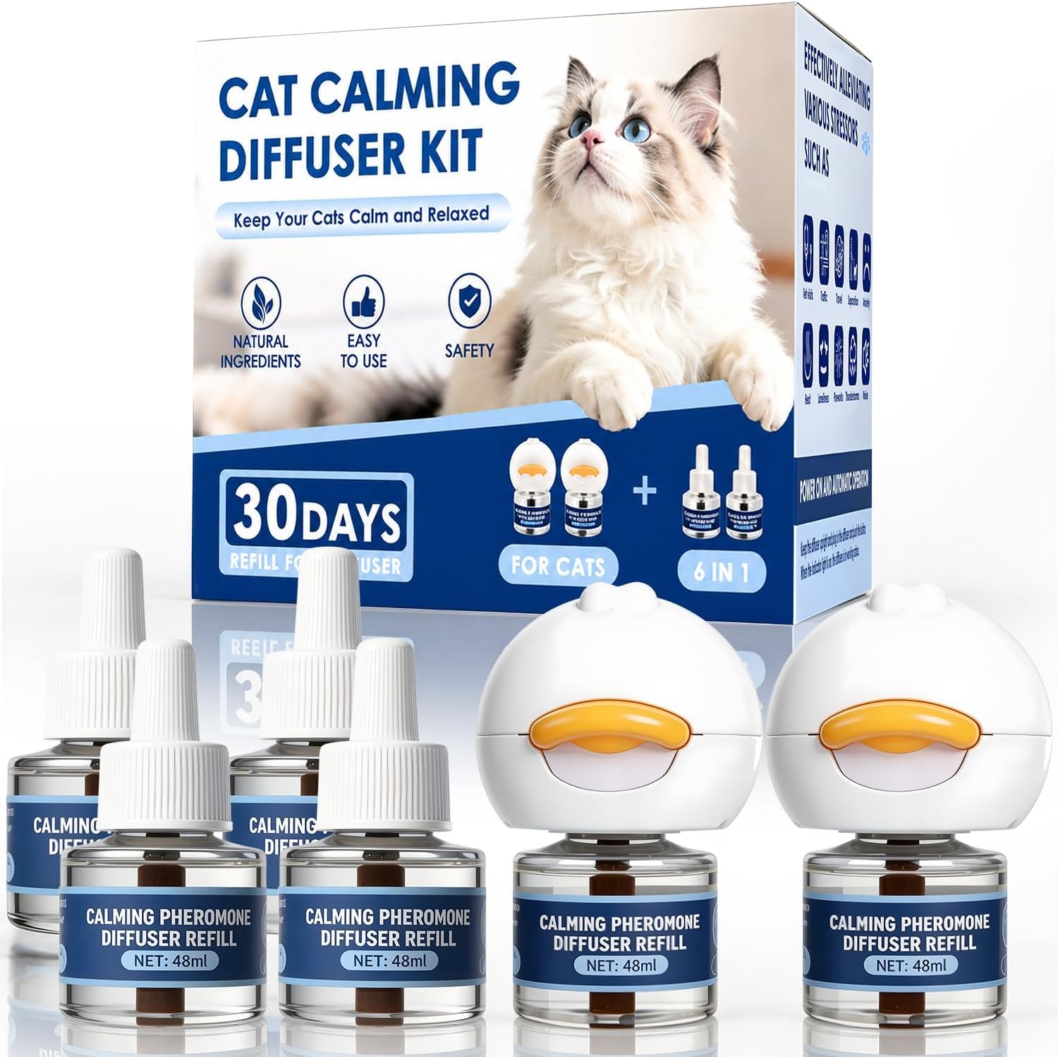 Cat-Calming-Diffuser,-Cat-Pheromone-Plug-In-for-Anxiety-&-Stress-Relief,-Helps-Reduce-1511