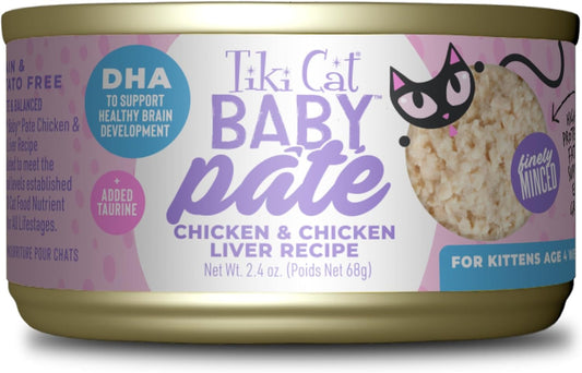 Tiki-Cat-Baby-Pate-Wet-Cat-Food-for-Kittens,-Chicken-&-Liver,-oz.-(121205