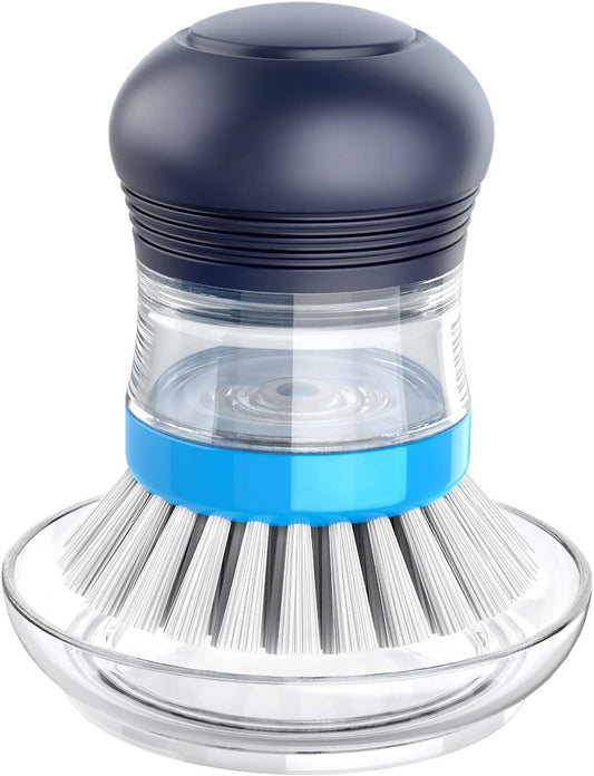 MR.SIGA-Soap-Dispensing-Palm-Brush-Storage-Set,-Kitchen-Brush-with-Holder-for-Pot-Pan-Sink-1355