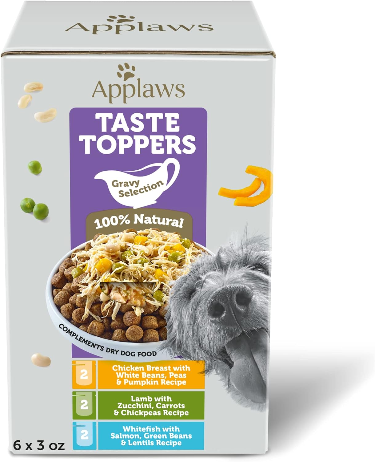 Applaws-Taste-Toppers,-adorno-de-comida-para-perros-sin-1570