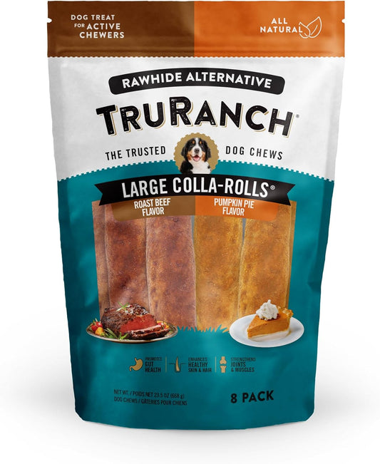 TRURANCH-Large-Collagen-Rolls-Roast-Beef-&-Pumpkin-Pie,-1-Bag,-Count,-333