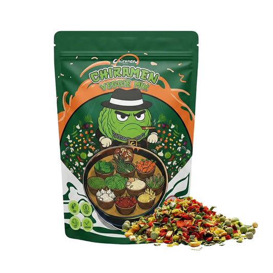 Chiramen-Veggie-Mix-Ramen-Toppings,-Dehydrated-Vegetables-with-Cabbage,-Spinach,-Chive,-Carrot,-715