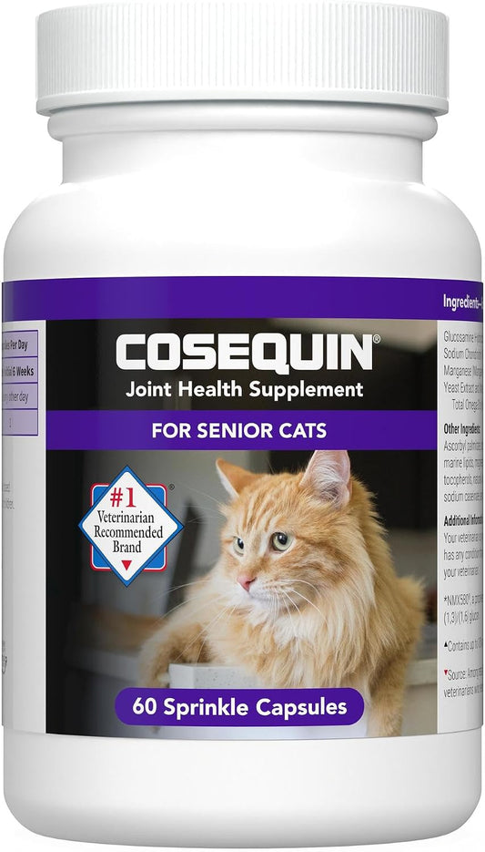 Nutramax-Cosequin-Senior-Joint-Supplement-for-Cats,-Sprinkle-Capsule,-60ct-|-Glucosamine-+-1613