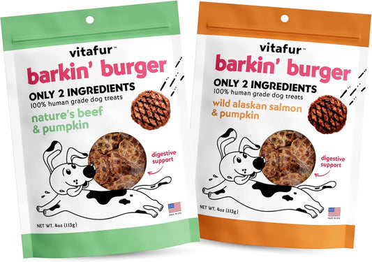 Barkin-Burger-Dog-Treats-Variety-Pack---Beef-&-Pumpkin-+-&-252
