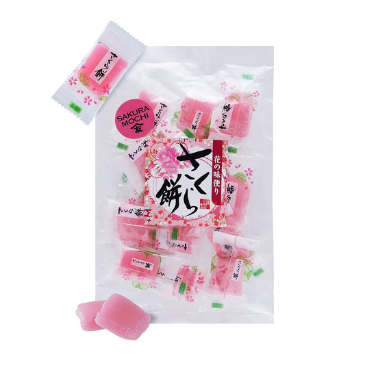 TOMOSAN-Japanese-Sakura-Mochi-Candy,-Traditional-Cherry-Blossom-Rice-Cakes,-Soft--&-Chewy,-Individually-180g-1089
