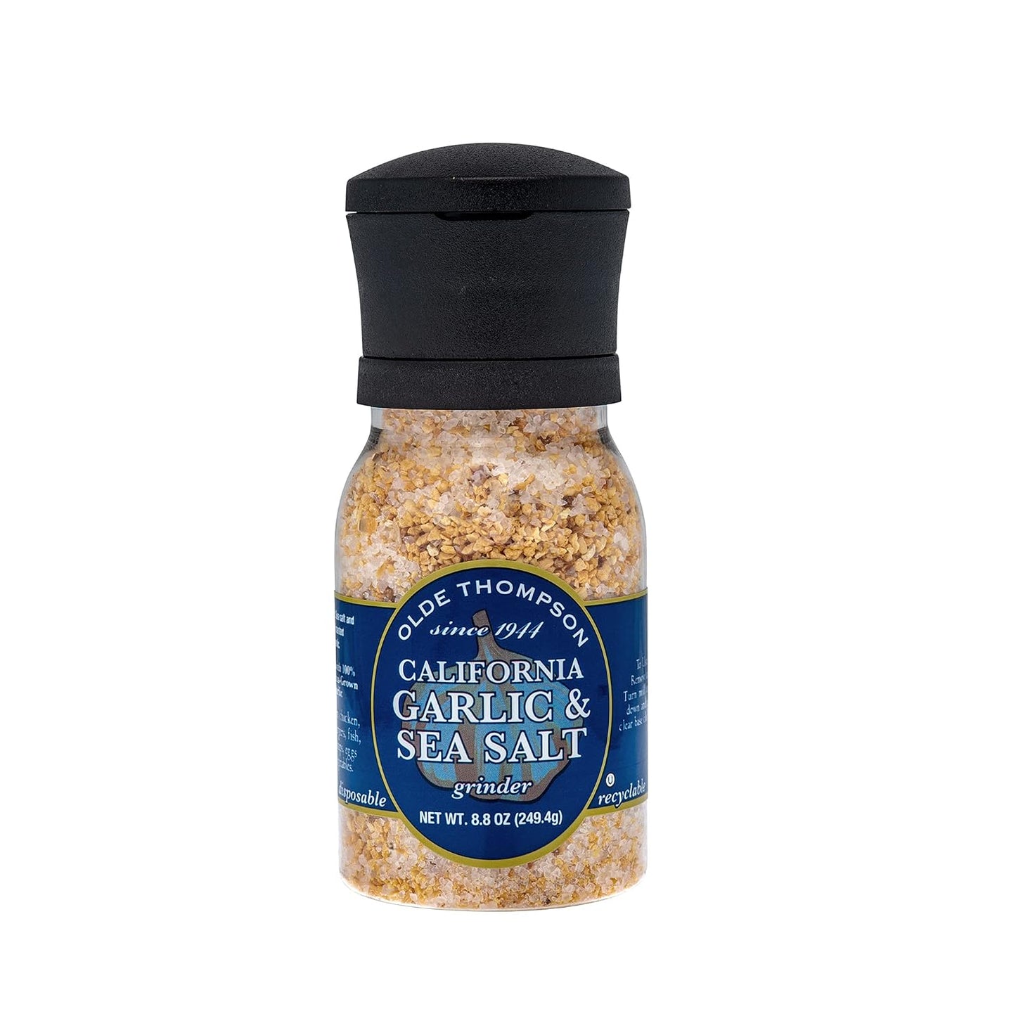 Olde-Thompson-California-Garlic-&-Sea-Salt-Grinder,-8.8-Ounce-----796