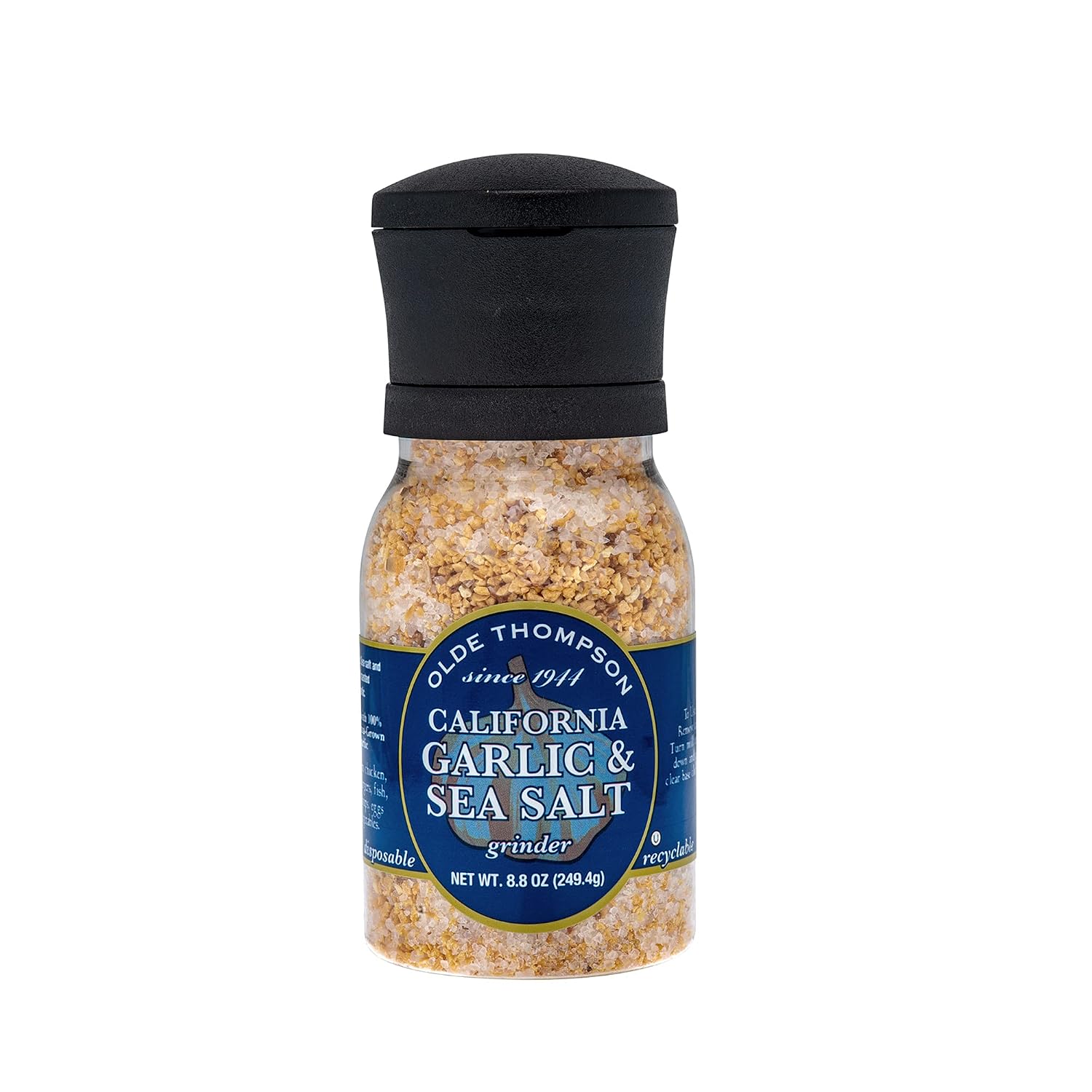 Olde-Thompson-California-Garlic-&-Sea-Salt-Grinder,-8.8-Ounce-----796