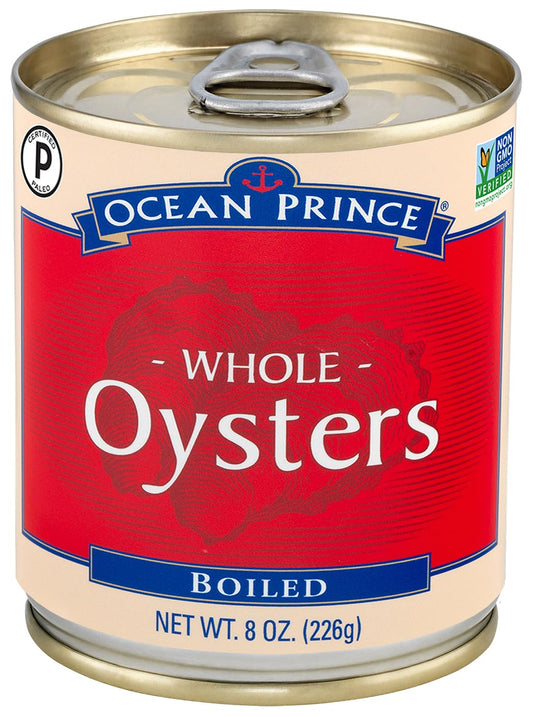 Ocean-Prince-Boiled-Oysters,-8-Ounce-Cans-991