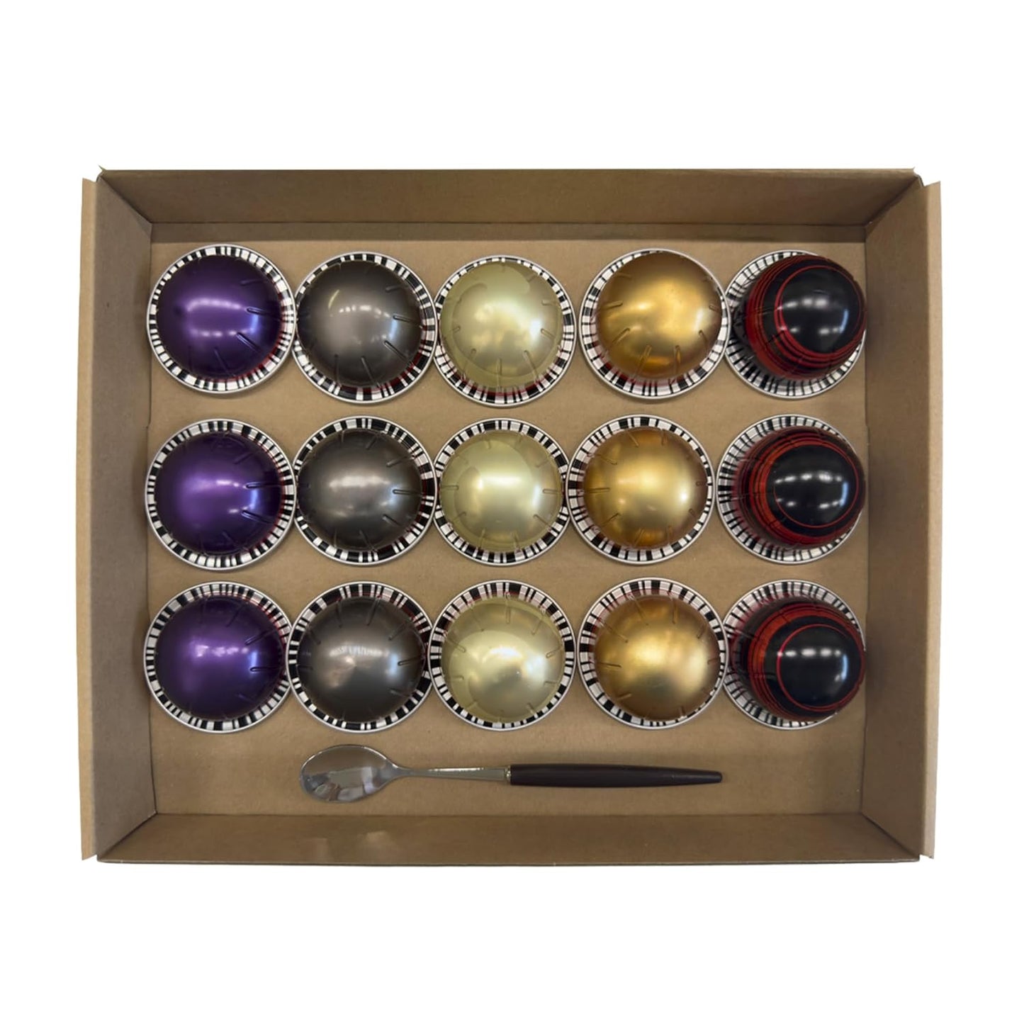 Decaf-Coffee-Capsule-Variety-Pack,-15-Pods-(5-Flavors-×-3-Each)-with-287