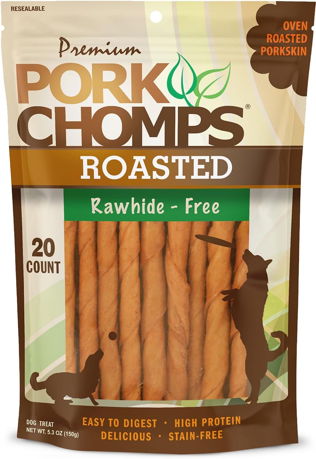Roasted-Pork-Skin-Dog-Chews,-5-inch-Mini-Twists,-4086