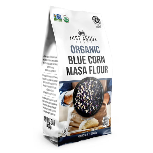 Just-About-Foods-Harina-de-maíz-azul-orgánica,-1-(16.01-797