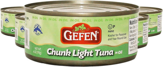 Gefen-Chunk-Light-Atún-en-Aceite-6oz-(paquete-de-6),-bajo-en-Kosher-356