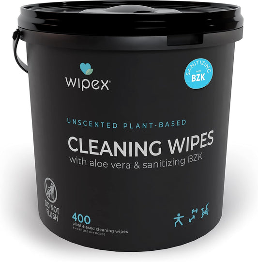 Wipex-Gym-&-Fitness-Cleaning-Wipes,-400ct-Dispensing-Bucket-with-2352