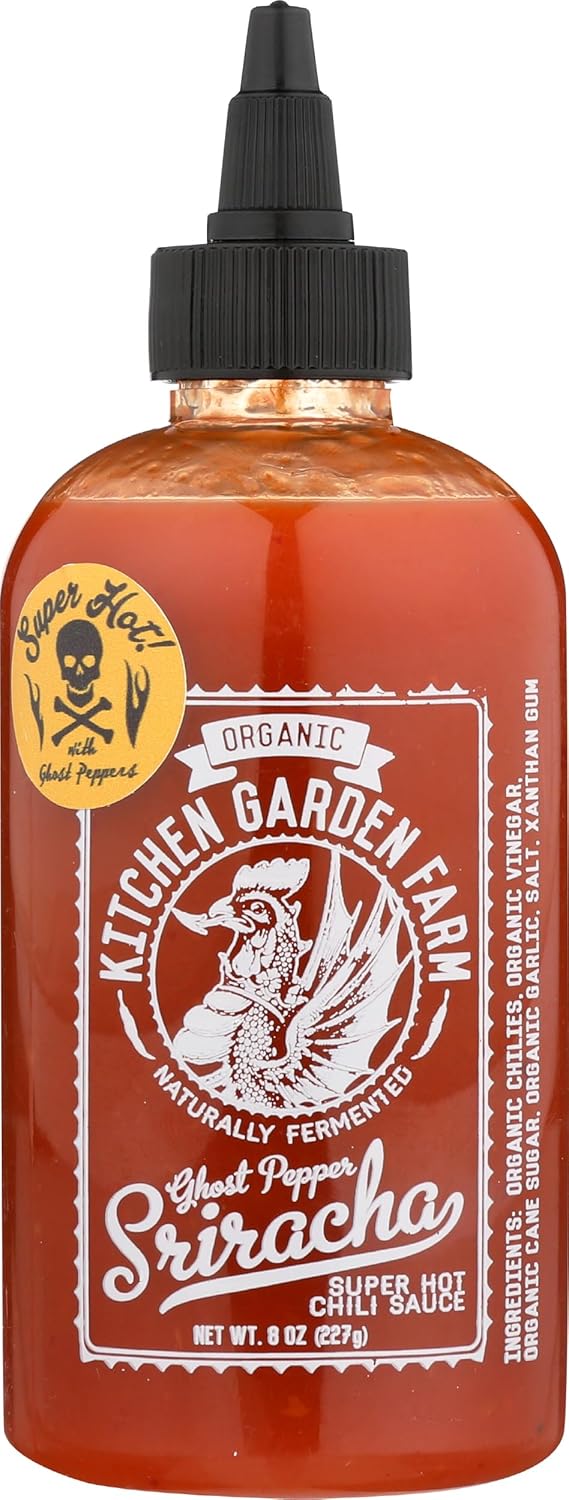 KITCHEN-GARDEN-Organic-Sauce-Sriracha-Pepper-Ghost,-8-OZ-------280