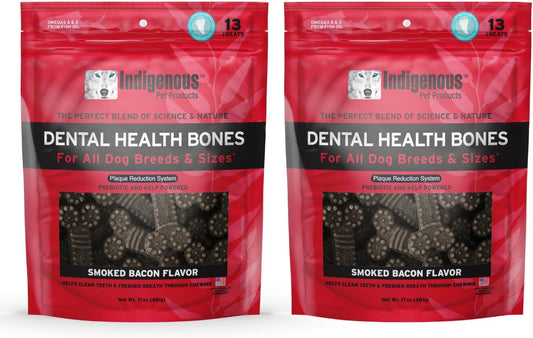 Indigenous-Dental-Health-Bones-Smoked-Bacon-Flavor-17oz-(2-Pack)-----912