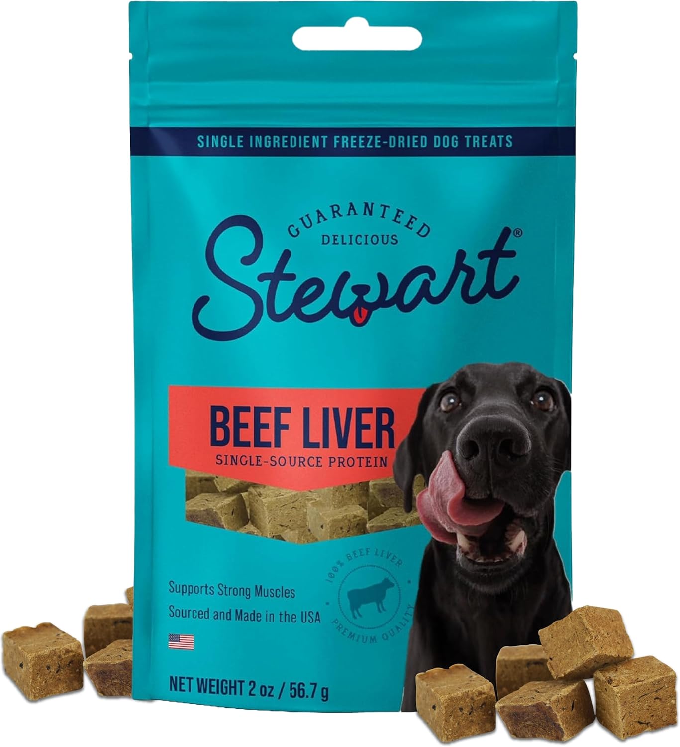 Stewart-1-Beef-Liver-Dog-Treats,-2-oz-Pouch,-~45-Pieces,-Dried-1654