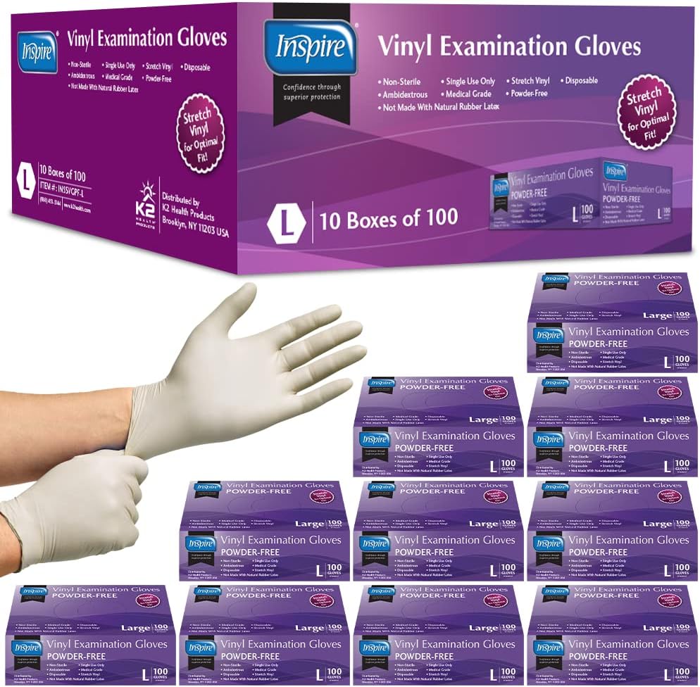 Inspire-Stretch-Vinyl-Exam-Gloves-|-THE-ORIGINAL-Quality-Disposable-Latex-Free-Medical-Glove-Cleaning-400
