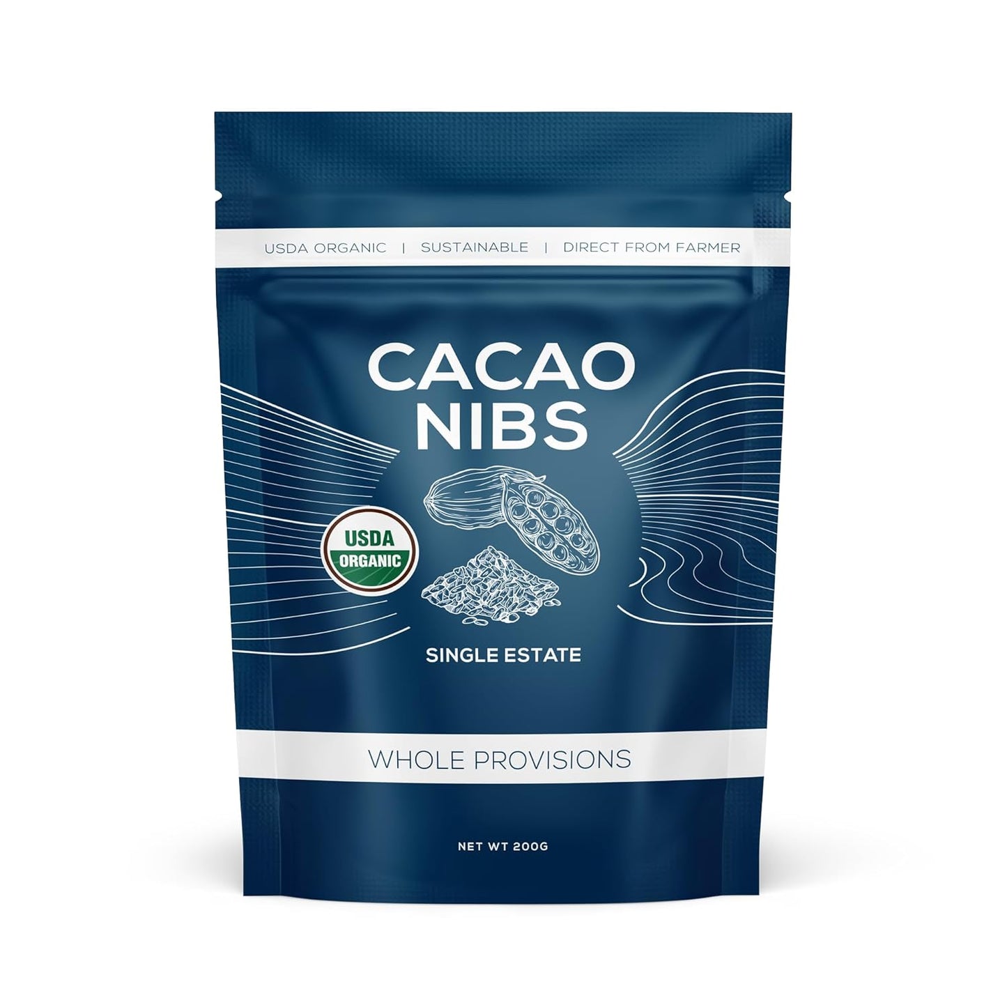 One-Farm-by-WAAYB-Organic-Cacao-Nibs,-Single-Estate,-Non-GMO,-Fair-Trade,-Vegan,-Free,-Raw-1821