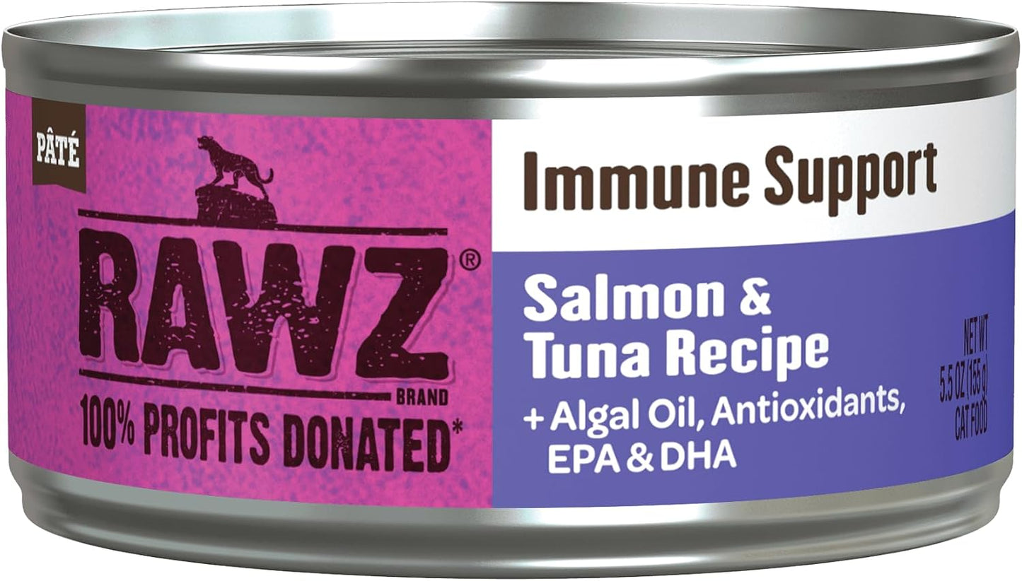 Rawz-Immune-Support-CAT-Food-5.5-Ounce-Cans,-558