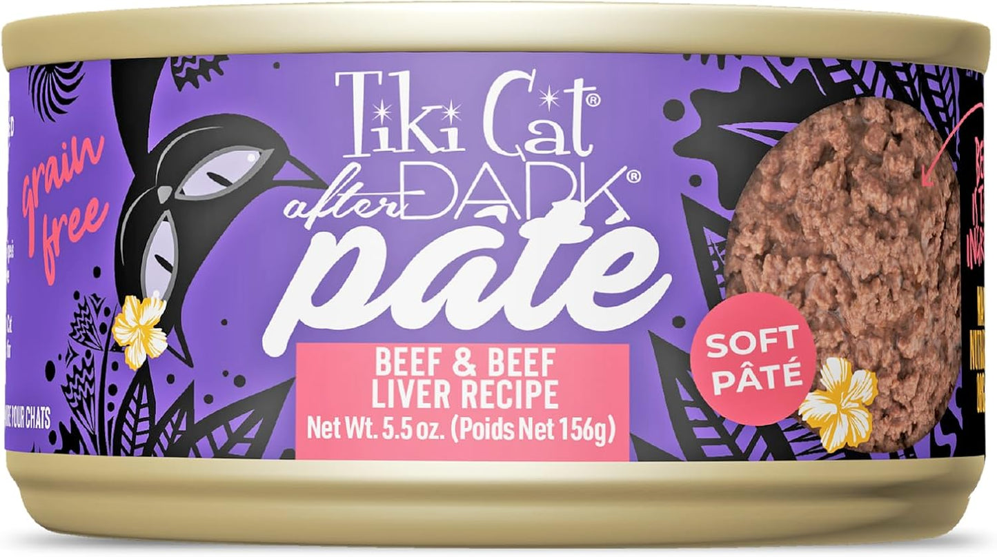 Tiki-Cat-After-Dark-Soft-Pate-Wet-Cat-Food,-Beef-&-Liver-5.5-Can475