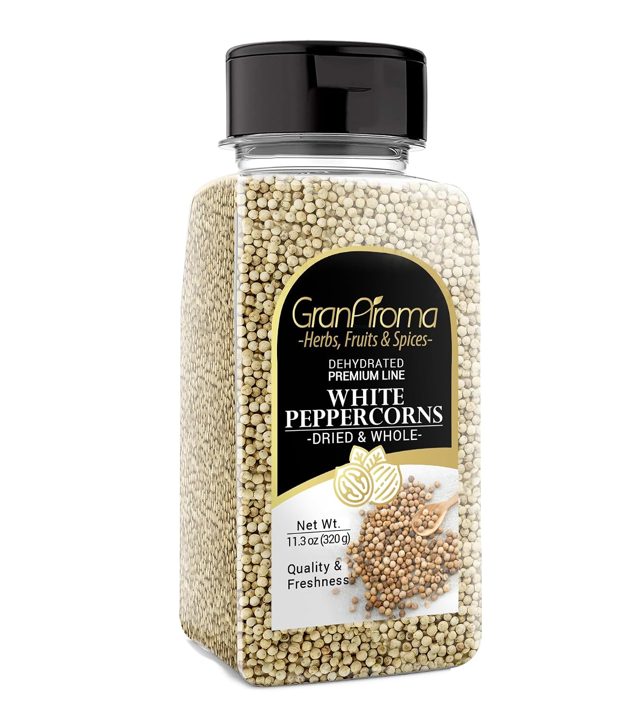 GranAroma-White-Peppercorns,-11.3-oz,-Sauces-&-Soups,-Bright-Flavor,-Versatile-Spice-345