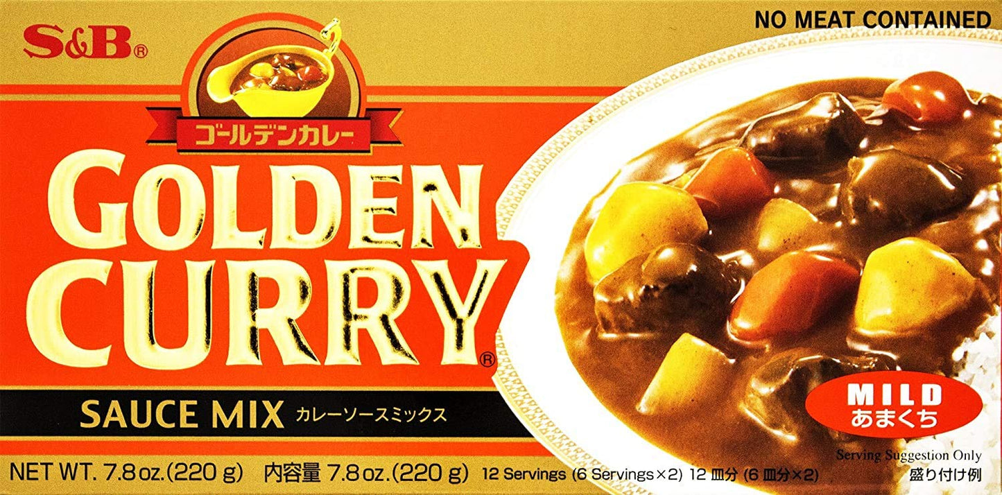 S&B-Golden-Curry-Sauce-Mix,-Mild,-3767