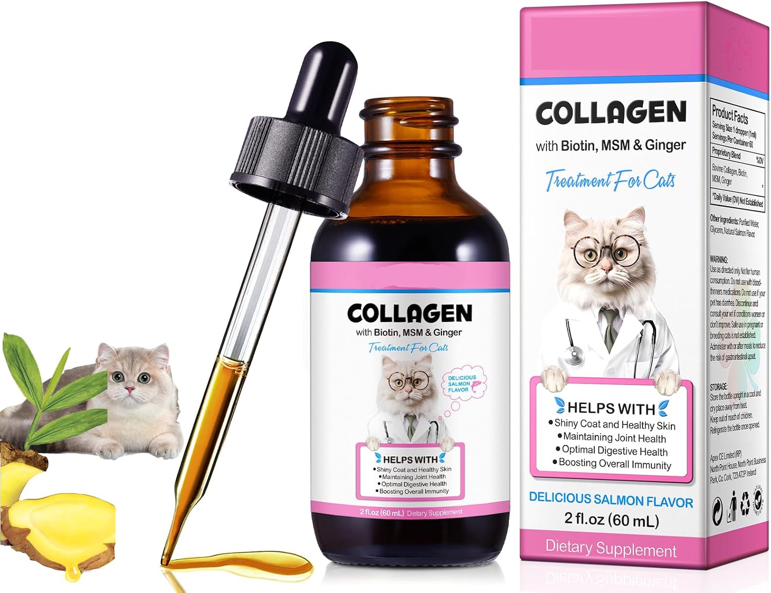 Collagen-for-Cats,-Skin-and-Coat-Supplement-for-Cats,-Itch-Relief,-Immunity-Support,-890