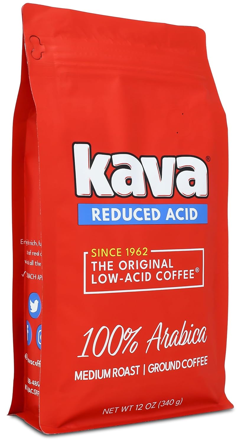 Kava-Low-Acid-Neutralized-Ground-Coffee-–-Medium-Roast-Arabica,-Smooth-Flavor,-12-1787