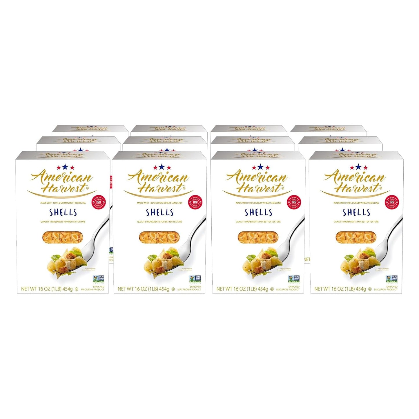 AMERICAN-HARVEST,-Shell-Pasta,-Enriched-Durum-Wheat,-16-oz-Pack)-154